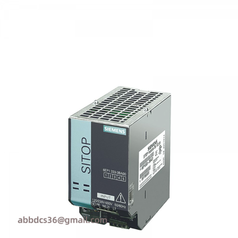 SIEMENS 6EP1 333-3BA00 Power Supply Input: Industrial Control Solutions