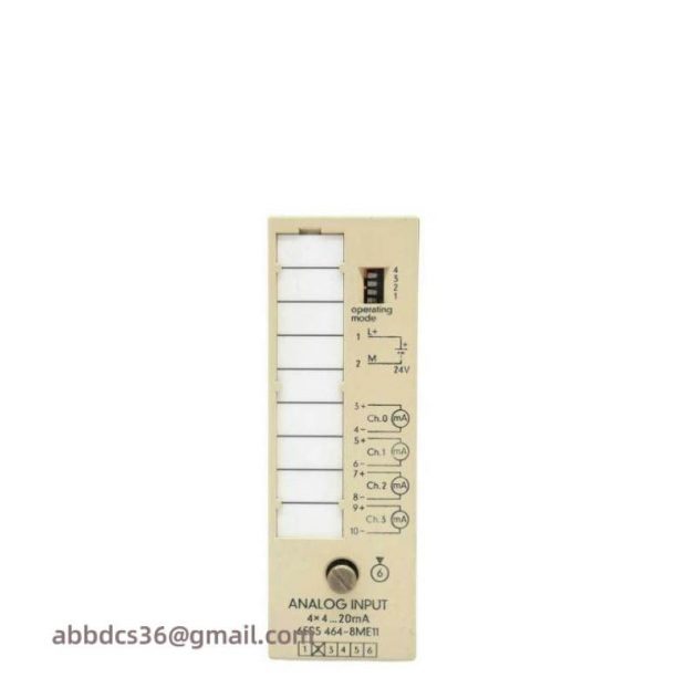 SIEMENS - 6ES5464-8ME11 Analog Input Module, for Industrial Automation Systems