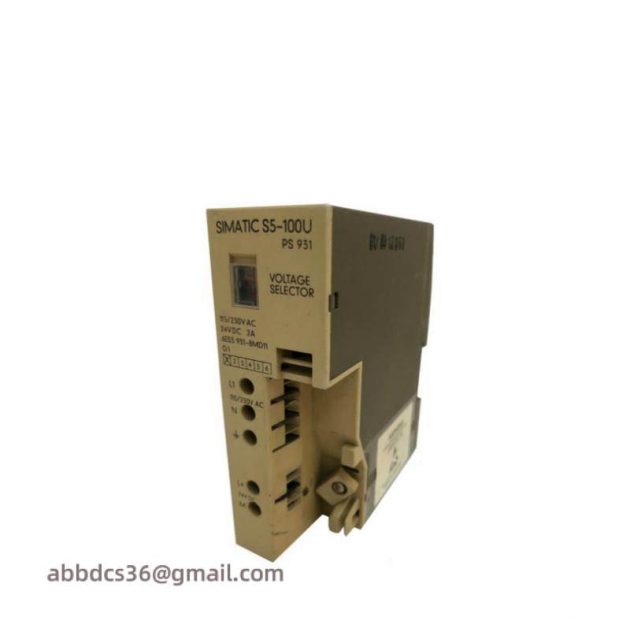 SIEMENS 6ES5931-8MD11 Modular Power Supply