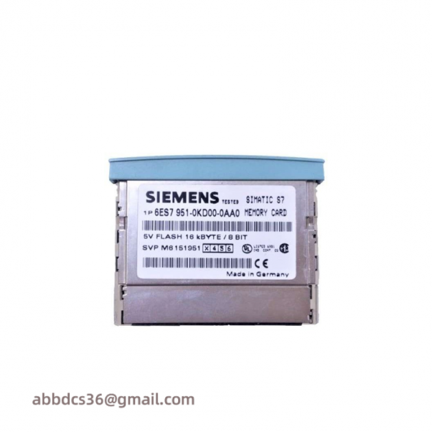 SIEMENS 6ES7951-0KD00-0AA0: Memory Card for S7-400, Compact Design, High Reliability