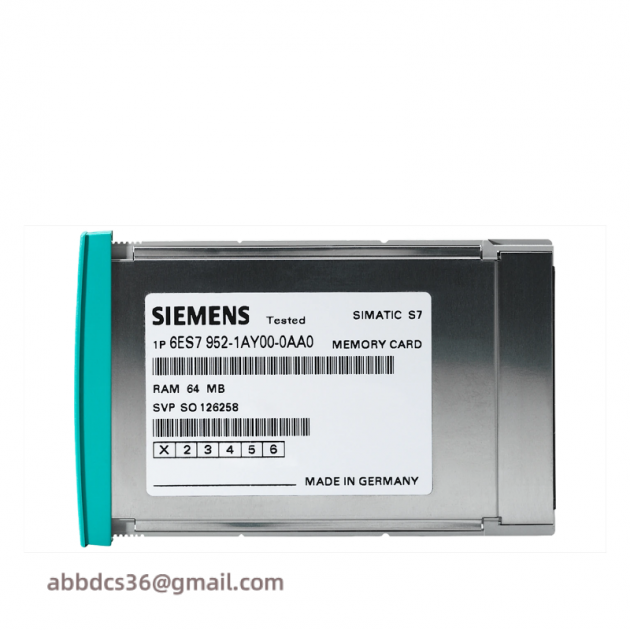 SIEMENS 6ES7952-1AK00-0AA0 RAM Memory Card for S7-400 PLC Systems