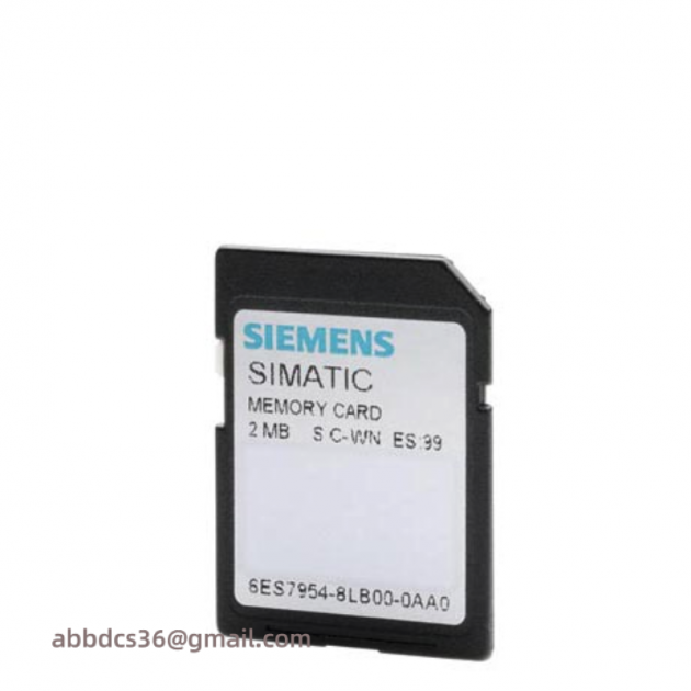 SIEMENS 6ES7954-8LB00-0AA0 Memory Card for Industrial Control, Optimized for Global Adherence