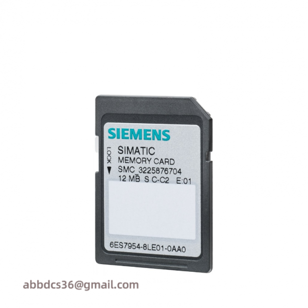 SIEMENS 6ES7954-8LC02-0AA0 Memory Card for S7-1x 00 CPUs & SINAMICS Systems