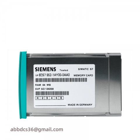 SIEMENS 6ES7 952-1AL00-0AA0 - SIMATIC S7 RAM MEMORY CARD, Industrial Control Solutions