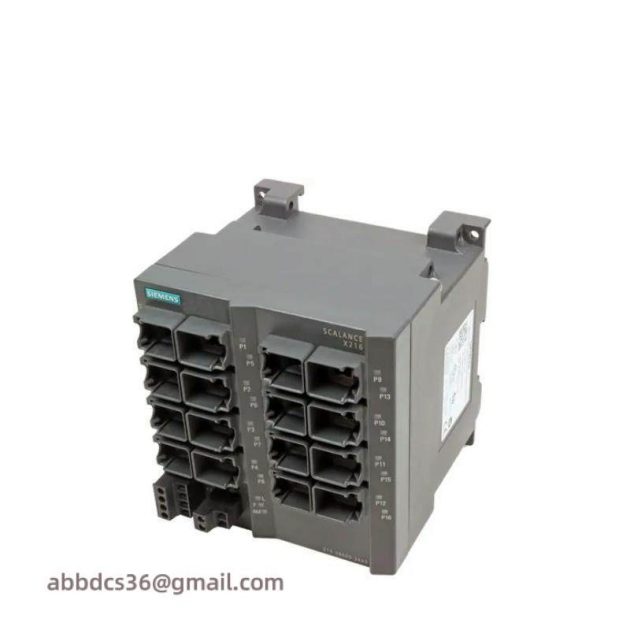 SIEMENS SCALANCE X216 Redundant Power Supply Switch, 6GK5216-0BA00-2AA3, Standard Product