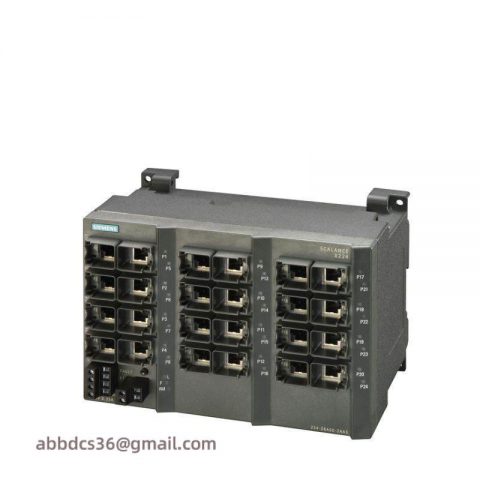 SIEMENS SCALANCE X224 Redundant Power Supply Switch, Efficient Network Management Solution