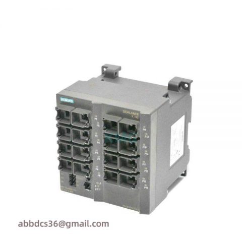 SIEMENS Scalable Industrial Ethernet Unmanaged Switch, 6GK5 116-0BA00-2AA3, Redundant Power Supply