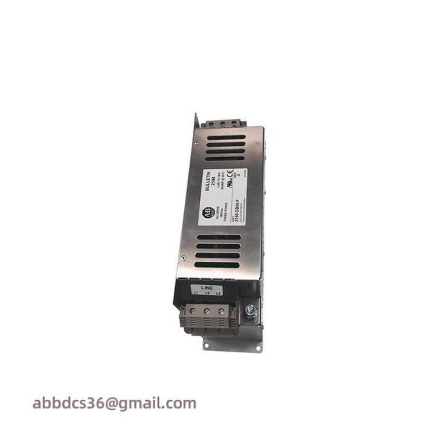 ABB AB 2198-DB80-F LINE FILTER, Industrial Control Module