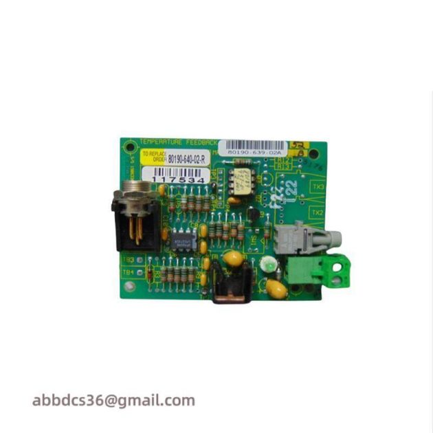 AB 80190-640-02-R Temperature Feedback Board, for precise industrial control systems