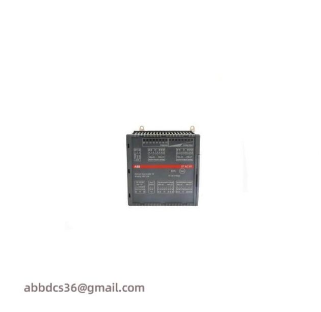 ABB 07AC91 12 GJR5252300R0101 ANALOG I/O UNIT: Precision Control Module for Industrial Automation