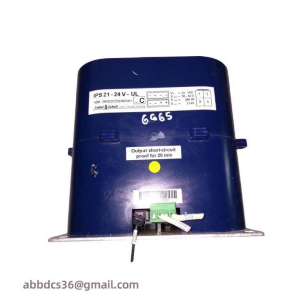 ABB 3BHE032593R0001: Industrial-grade Isolated Power Supply