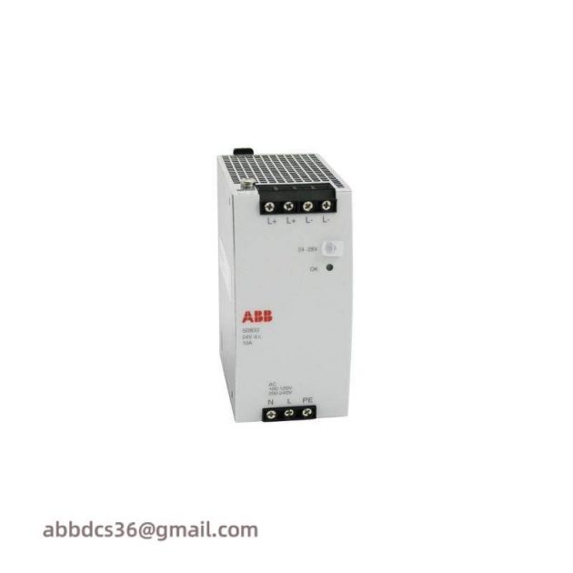 ABB SD833 | 800xA Series | Power Supply, High-efficiency industrial power management solution