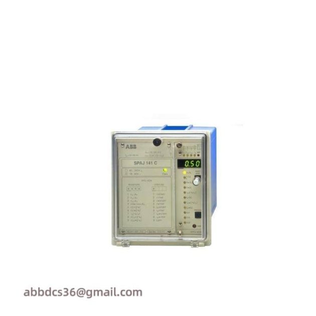 ABB SPAJ141C - Combined Overcurrent and Earth-Fault Relay, for Industrial Control Systems