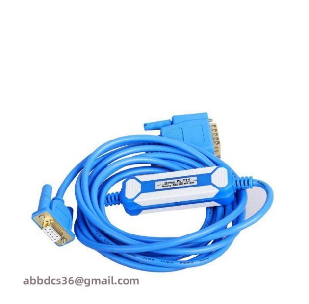 SIEMENS AMSAMOTION PC-TTY S5 PLC Programming Cable - Efficient Communication for Industrial Automation