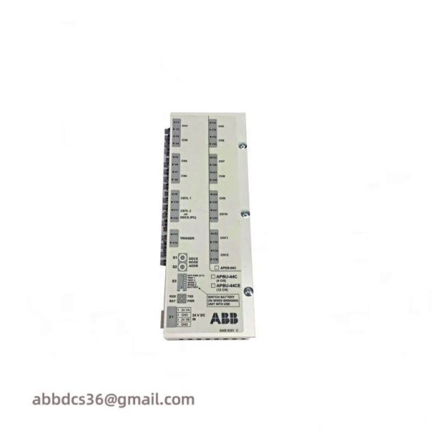 ABB APBU-44CE 3ABD68243262-D: Advanced Process Bus Unit, Control Systems, Automation Modules