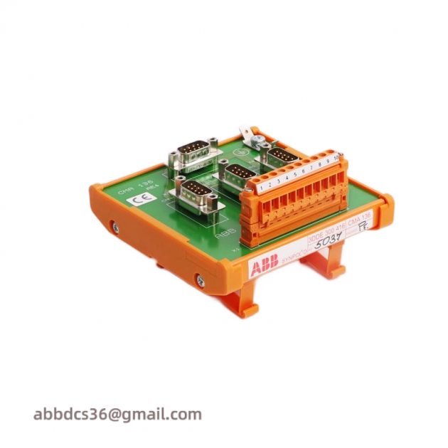 ABB CMA136 3DDE300416 Generator Relay Terminal Board