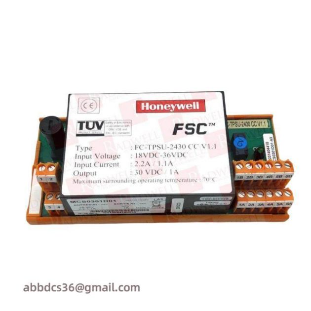 Honeywell FC-TPSU-2430 Safety Manager System Module