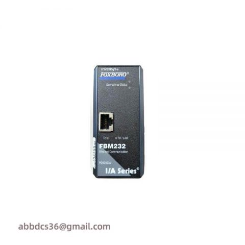 FOXBORO FBM232 Mbps Ethernet Module, Single