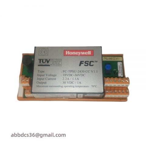 Honeywell FS-TPSU-2430 Power Converter, Designed for Industrial Control Systems