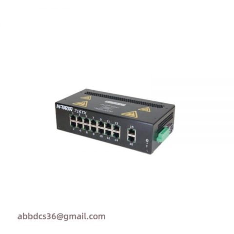 GE Networking Solutions 336A4940DNP516TX 16-Port Ethernet Switch, High-Speed Connectivity for Industrial Control Systems