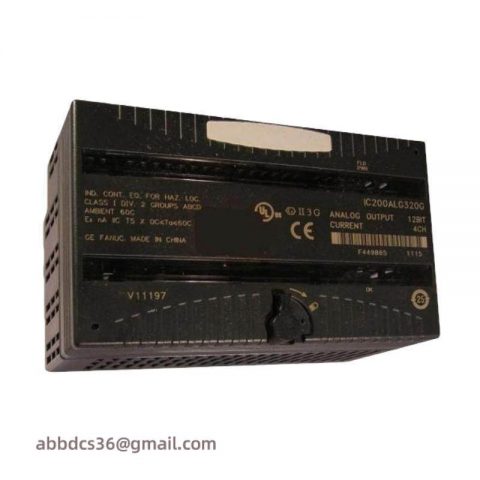 GE IC200ALG320 Analog Output Module: Advanced Control for Industrial Automation