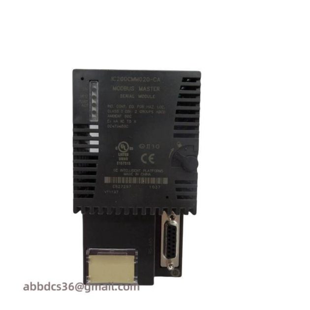 GE IC200CMM020: Versamax Serial Communications Module for Industrial Automation