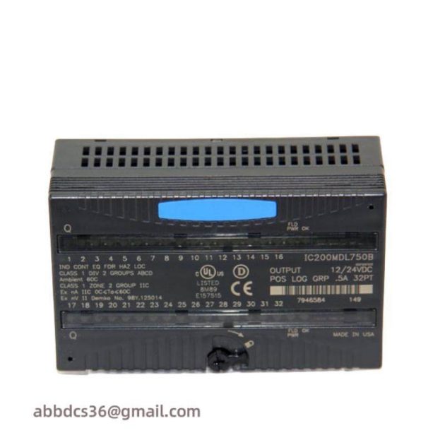 GE VersaMax IC200MDL750 Output Module: High-Performance Discrete Control