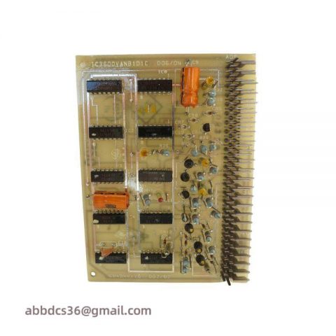 GE IC3600VANB1D1C: Advanced Control PLC Annunciator Board for Industrial Automation