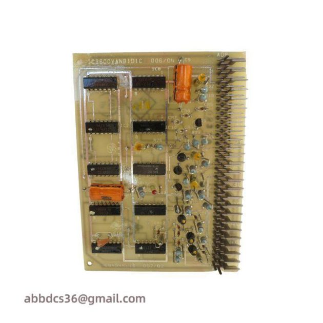 GE IC3600VANB1D1C: Advanced Control PLC Annunciator Board for Industrial Automation