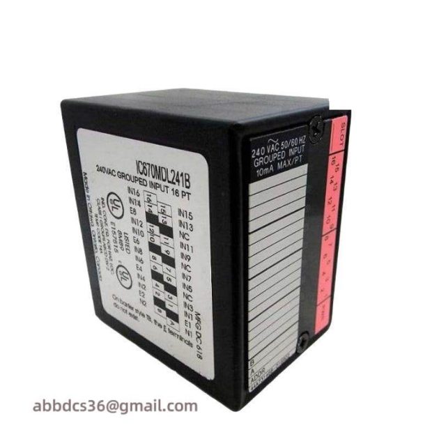 GE IC670MDL241: High-Performance 240VAC Input Module for Industrial Automation