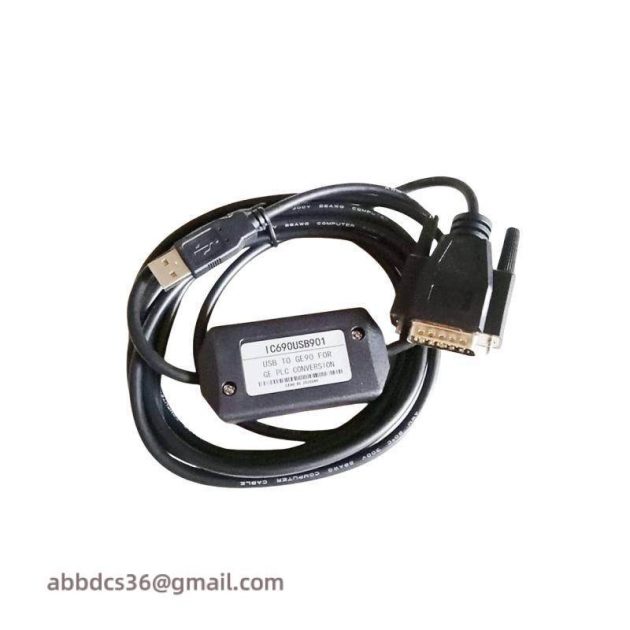 GE IC690USB901 PLC Programming Cable for Efficient Control Systems Integration