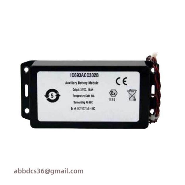 GE IC693ACC302: High-Performance Auxiliary Battery Module for Industrial Automation