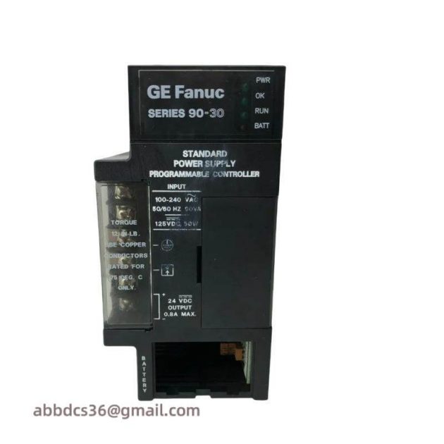 GE IC693PWR321T - Advanced Power Supply Module, Designed for Industrial Control Systems