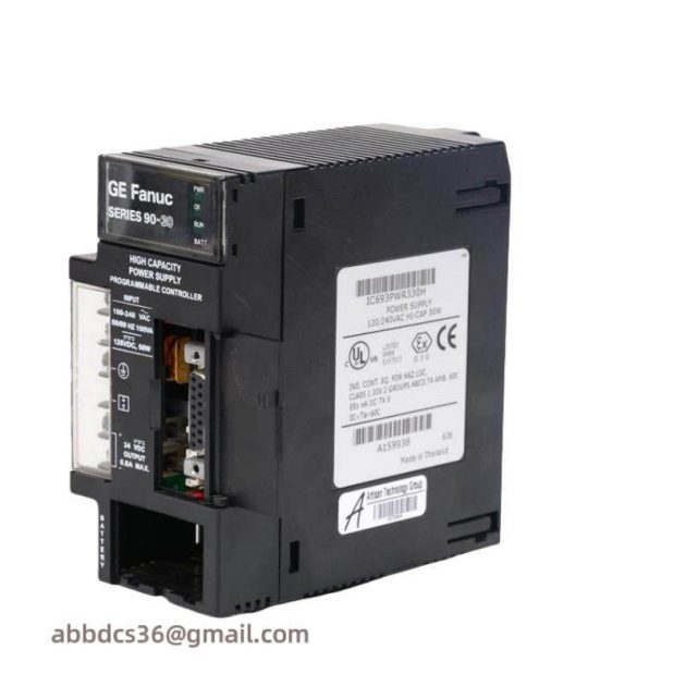 GE IC693PWR330: High Capacity Power Supply Module - Efficient Power Management for Industrial Automation