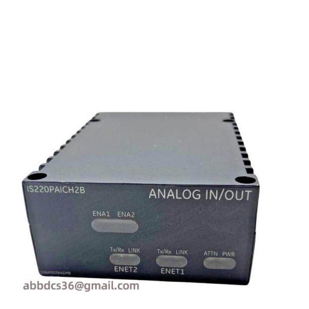 GE IS220PAICH2B - Analog Input/Output Module with 200 mA Current Loop