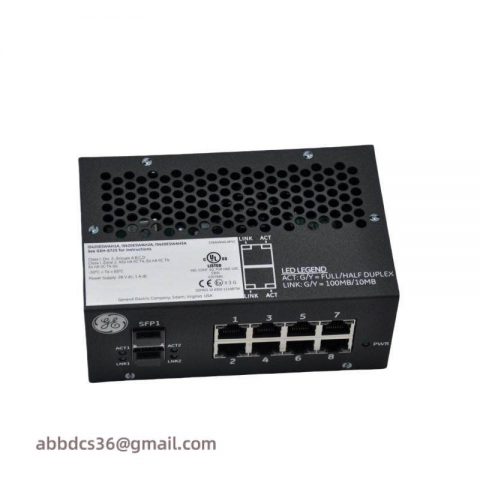 GE IS420ESWAH3A Mark VIe Series IONet Switch - High-Speed Ethernet Networking Solution