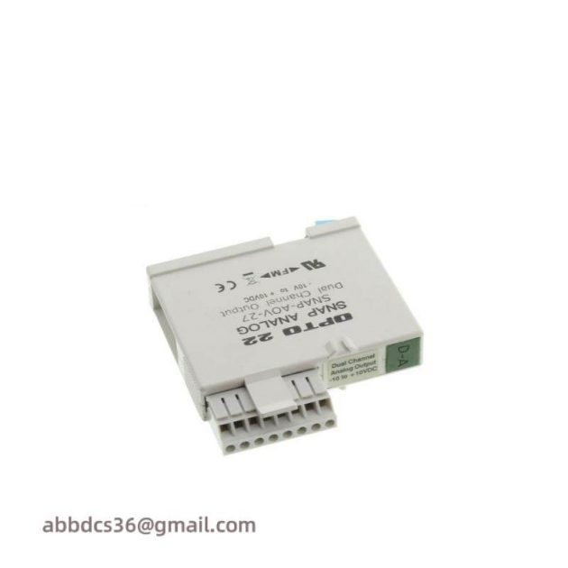 Opto 22 SNAP-AOV-27 I/O Module: Industrial Control System Integration