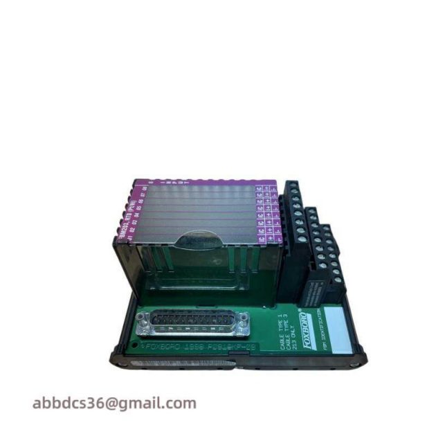 FOXBORO P0916ACOB Terminal Accessories, Designed for Industrial Control Applications