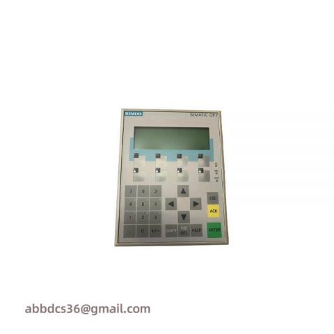 SIEMENS 6AV3607-1JC20-0AX1 OPERATOR INTERFACE: Industrial Control Solution for Enhanced Efficiency