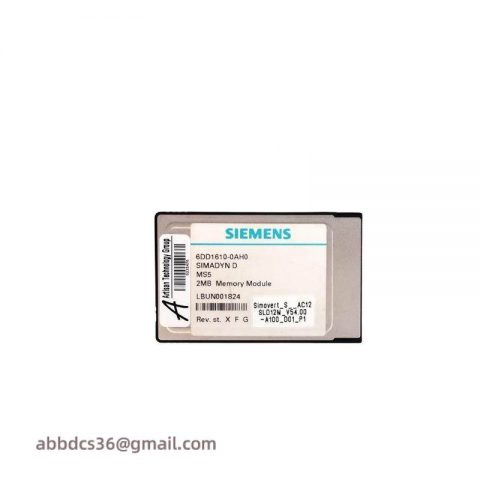 SIEMENS SIMADYN D Memory Submodule 6DD1610-0AH0 - Advanced Memory Solution for Industrial Automation