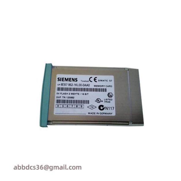 SIEMENS 6ES7952-1KL00-0AA0 Memory Module for Industrial Control Systems