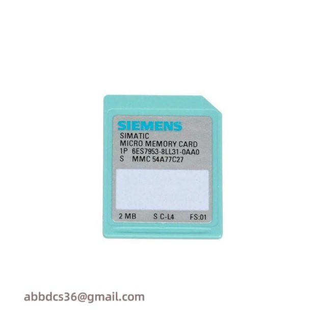 SIEMENS 6ES7953-8LL31-0AA0 Micro Memory Card for S7-300/C7/ET 200, 3V NFlash, 64KB