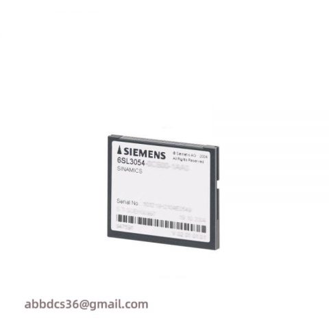 Siemens SINAMICS S120 CompactFlash card 6SL3054-0AA01-1AA0, Advanced Control Module for Industrial Automation