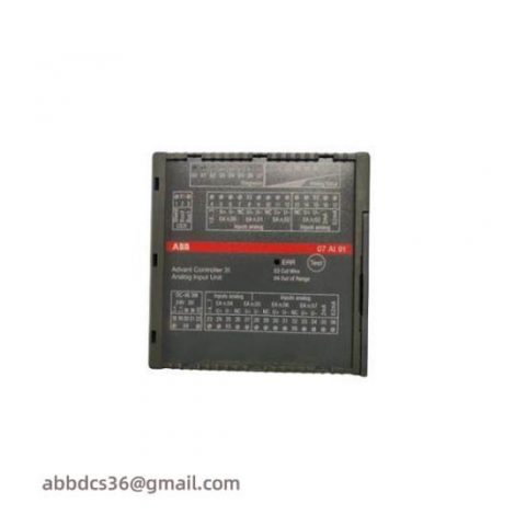 ABB GJR5251600R0202 - 07AI91 Analog I/O Module, Precision Control & Monitoring Solution