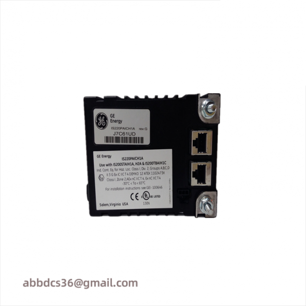 GE IS220PAICH1A 336A4940CSP3 - High-Performance I/O Module for Industrial Automation