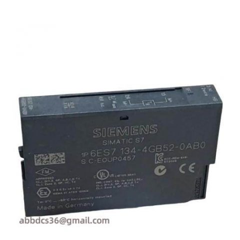 Siemens 6ES7134-4GB52-0AB0 Analog Input Module - Industrial Automation Innovation