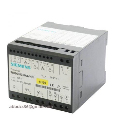 Siemens 7KG6000-8AA Ultrasonic Transmitter - Precise Level Measurement for Industrial Automation