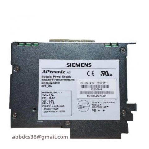 Siemens A5E30947477: Modular Power Supply for Industrial Control Solutions