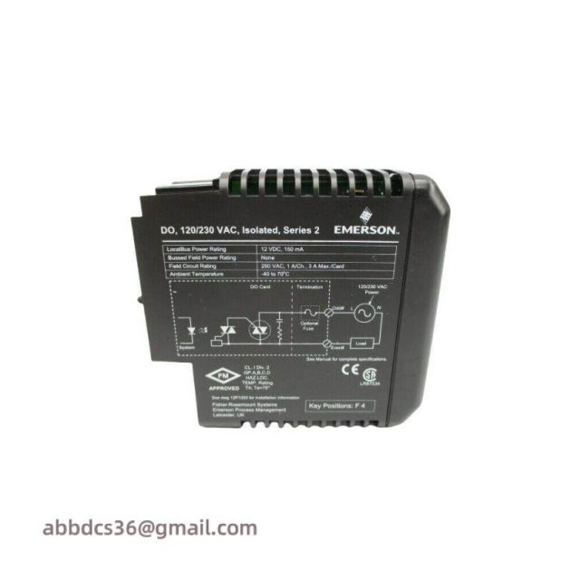 EMERSON A6370D - High-Performance Industrial Control Module