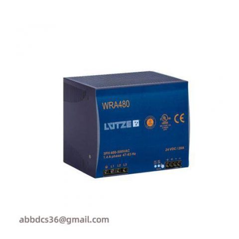 Lutze WRA480-24 POWER SUPPLY, High-Performance, Industry-grade Supply Module